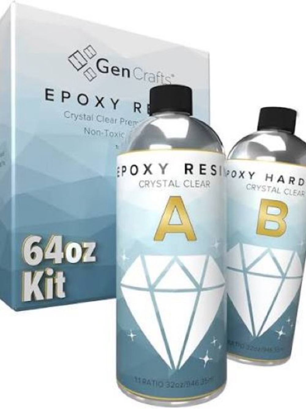 GenCrafts 32 oz Resin Kit